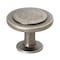 Gliderite Hardware 1-1/4 in. Weathered Nickel Round Ring Cabinet Knob, 5PK 80960-WN-5 - alternate 1